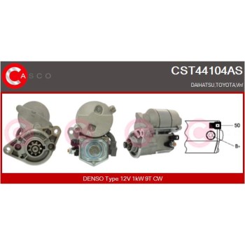 Motor de arranque - CASCO CST44104AS