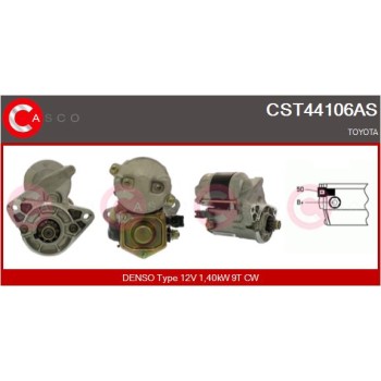 Motor de arranque - CASCO CST44106AS