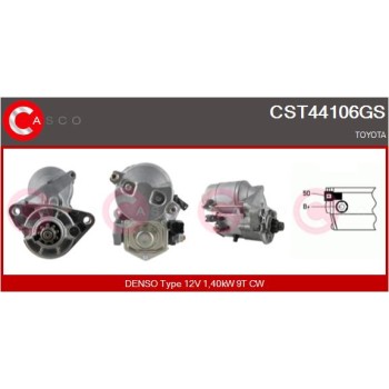 Motor de arranque - CASCO CST44106GS