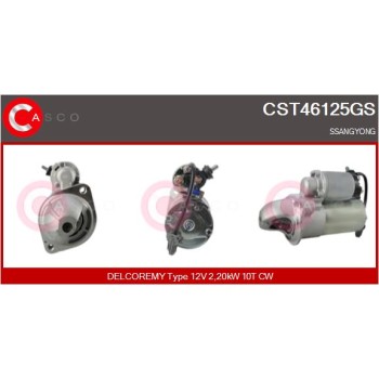 Motor de arranque - CASCO CST46125GS