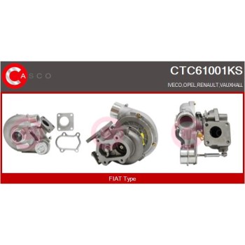 Turbocompresor, sobrealimentación - CASCO CTC61001KS