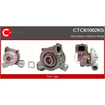 Turbocompresor, sobrealimentación - CASCO CTC61002KS