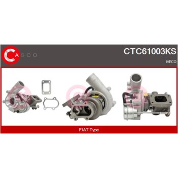 Turbocompresor, sobrealimentación - CASCO CTC61003KS