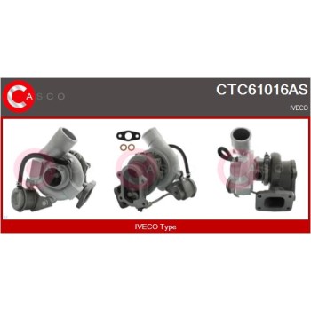Turbocompresor, sobrealimentación - CASCO CTC61016AS