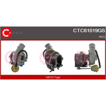 Turbocompresor, sobrealimentación - CASCO CTC61019GS
