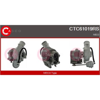 Turbocompresor, sobrealimentación - CASCO CTC61019RS