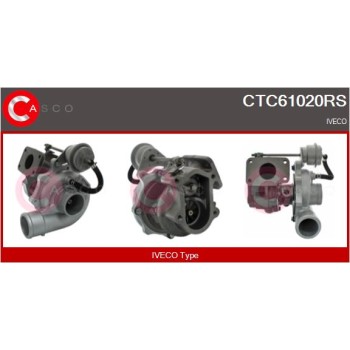 Turbocompresor, sobrealimentación - CASCO CTC61020RS
