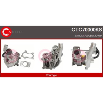 Turbocompresor, sobrealimentación - CASCO CTC70000KS