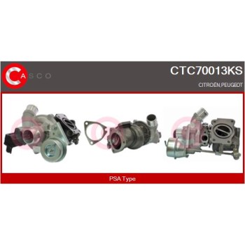 Turbocompresor, sobrealimentación - CASCO CTC70013KS
