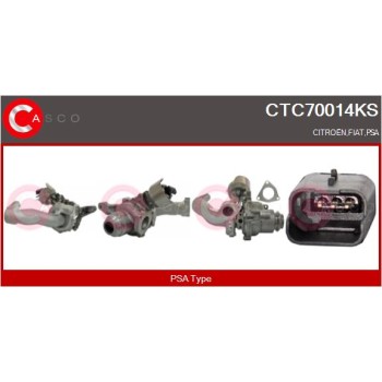 Turbocompresor, sobrealimentación - CASCO CTC70014KS