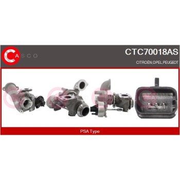 Turbocompresor, sobrealimentación - CASCO CTC70018AS