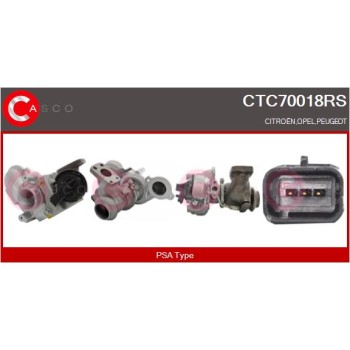 Turbocompresor, sobrealimentación - CASCO CTC70018RS