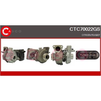 Turbocompresor, sobrealimentación - CASCO CTC70022GS
