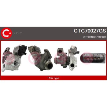 Turbocompresor, sobrealimentación - CASCO CTC70027GS