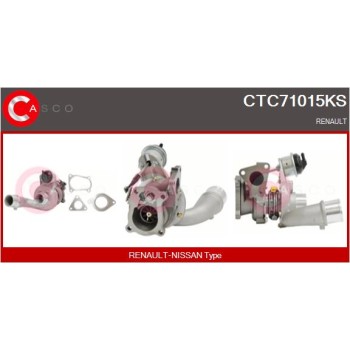 Turbocompresor, sobrealimentación - CASCO CTC71015KS