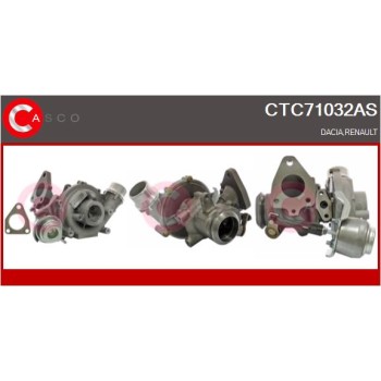 Turbocompresor, sobrealimentación - CASCO CTC71032AS