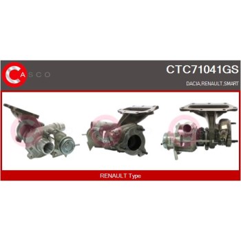 Turbocompresor, sobrealimentación - CASCO CTC71041GS