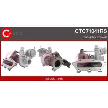 Turbocompresor, sobrealimentación - CASCO CTC71041RS