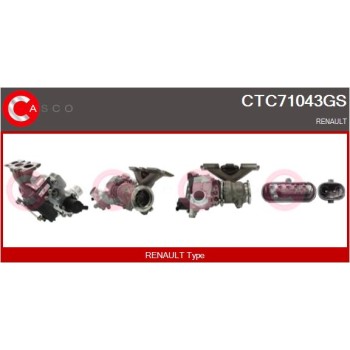 Turbocompresor, sobrealimentación - CASCO CTC71043GS