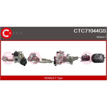 Turbocompresor, sobrealimentación - CASCO CTC71044GS