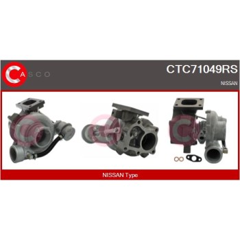 Turbocompresor, sobrealimentación - CASCO CTC71049RS