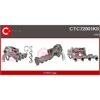Turbocompresor, sobrealimentación - CASCO CTC72001KS