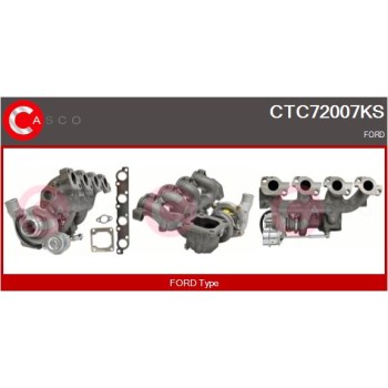Turbocompresor, sobrealimentación - CASCO CTC72007KS