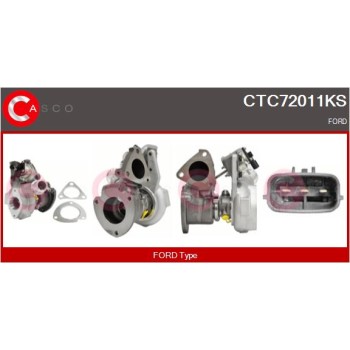 Turbocompresor, sobrealimentación - CASCO CTC72011KS