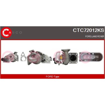 Turbocompresor, sobrealimentación - CASCO CTC72012KS
