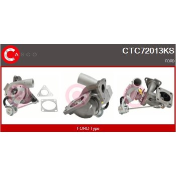 Turbocompresor, sobrealimentación - CASCO CTC72013KS
