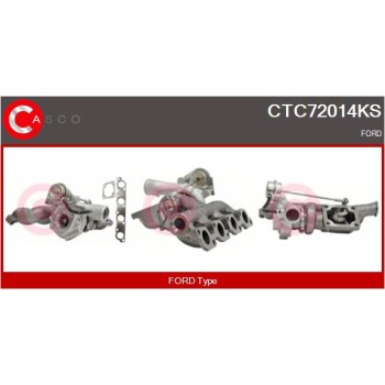 Turbocompresor, sobrealimentación - CASCO CTC72014KS