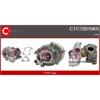 Turbocompresor, sobrealimentación - CASCO CTC72015KS