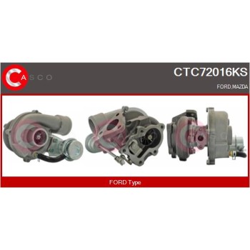 Turbocompresor, sobrealimentación - CASCO CTC72016KS