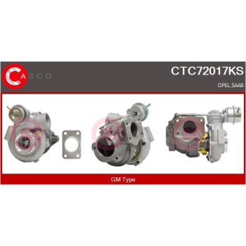 Turbocompresor, sobrealimentación - CASCO CTC72017KS
