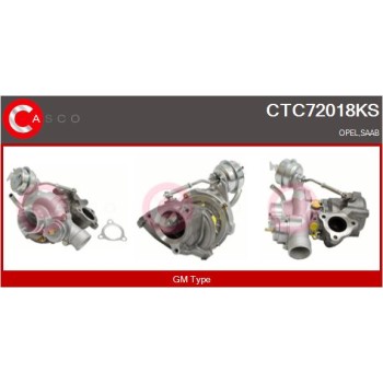 Turbocompresor, sobrealimentación - CASCO CTC72018KS