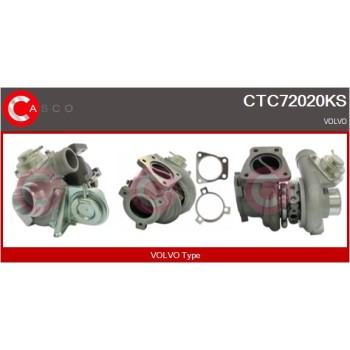 Turbocompresor, sobrealimentación - CASCO CTC72020KS