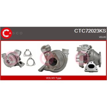 Turbocompresor, sobrealimentación - CASCO CTC72023KS