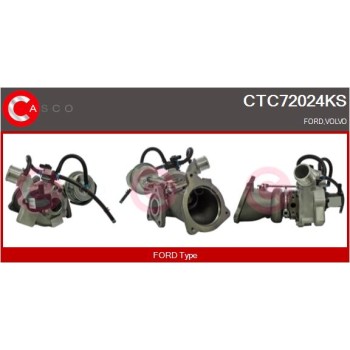 Turbocompresor, sobrealimentación - CASCO CTC72024KS