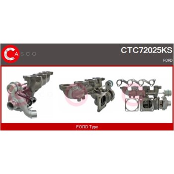 Turbocompresor, sobrealimentación - CASCO CTC72025KS