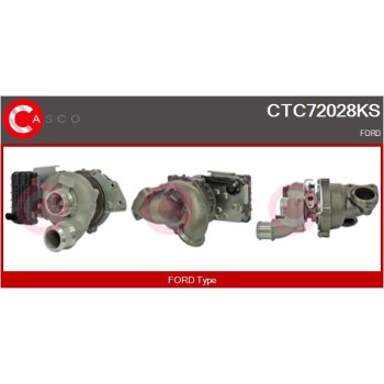 Turbocompresor, sobrealimentación - CASCO CTC72028KS