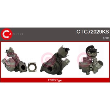 Turbocompresor, sobrealimentación - CASCO CTC72029KS