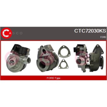 Turbocompresor, sobrealimentación - CASCO CTC72030KS