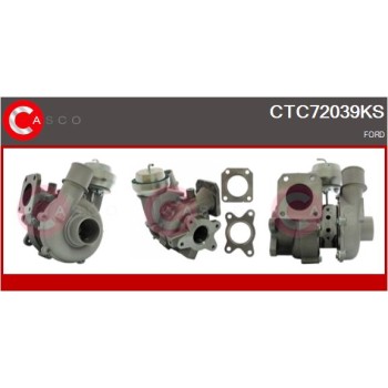 Turbocompresor, sobrealimentación - CASCO CTC72039KS