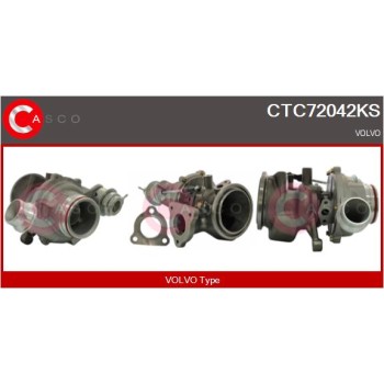 Turbocompresor, sobrealimentación - CASCO CTC72042KS