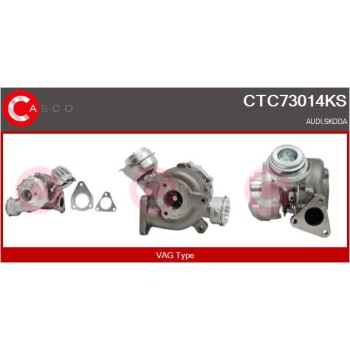 Turbocompresor, sobrealimentación - CASCO CTC73014KS