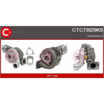 Turbocompresor, sobrealimentación - CASCO CTC73029KS