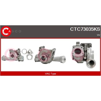 Turbocompresor, sobrealimentación - CASCO CTC73035KS