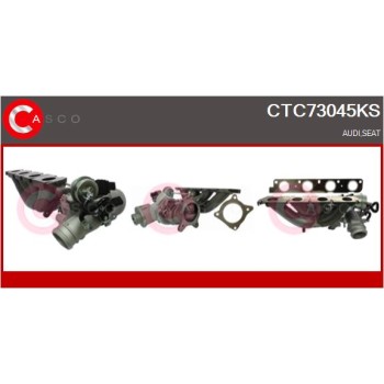 Turbocompresor, sobrealimentación - CASCO CTC73045KS