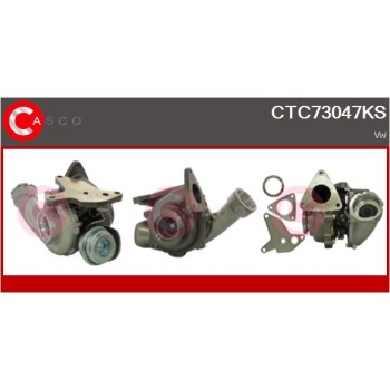 Turbocompresor, sobrealimentación - CASCO CTC73047KS