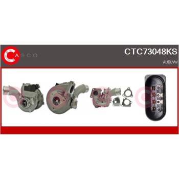 Turbocompresor, sobrealimentación - CASCO CTC73048KS